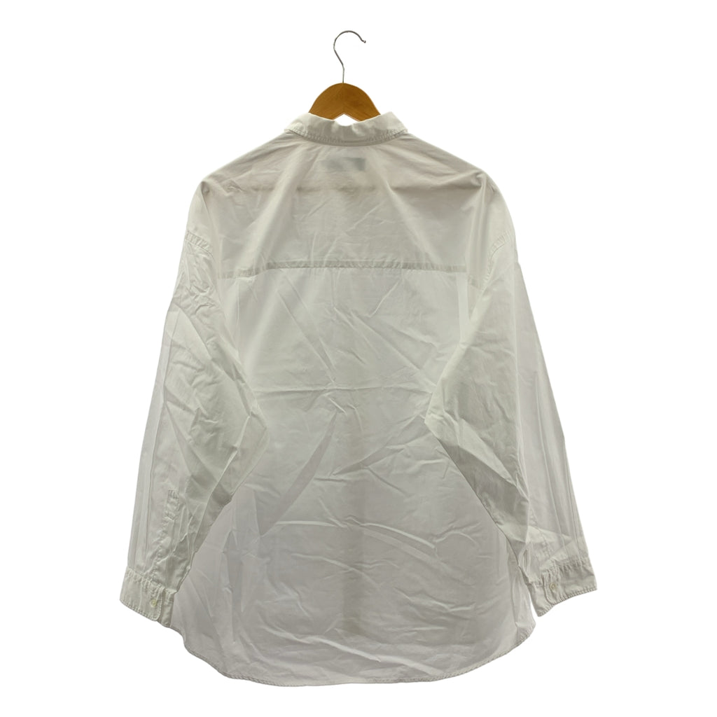 Graphpaper / グラフペーパー | Broad Oversized L/S Regular Collar Shirt オーバーサイズ シャツ | F | ホワイト | メンズ