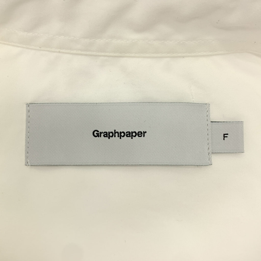 Graphpaper / グラフペーパー | Broad Oversized L/S Regular Collar Shirt オーバーサイズ シャツ | F | ホワイト | メンズ