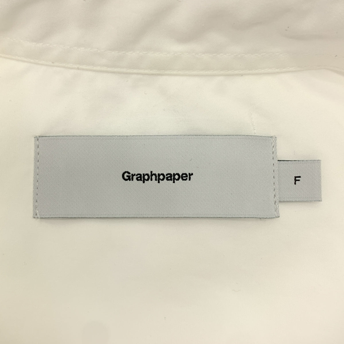 Graphpaper / グラフペーパー | Broad Oversized L/S Regular Collar Shirt オーバーサイズ シャツ | F | ホワイト | メンズ