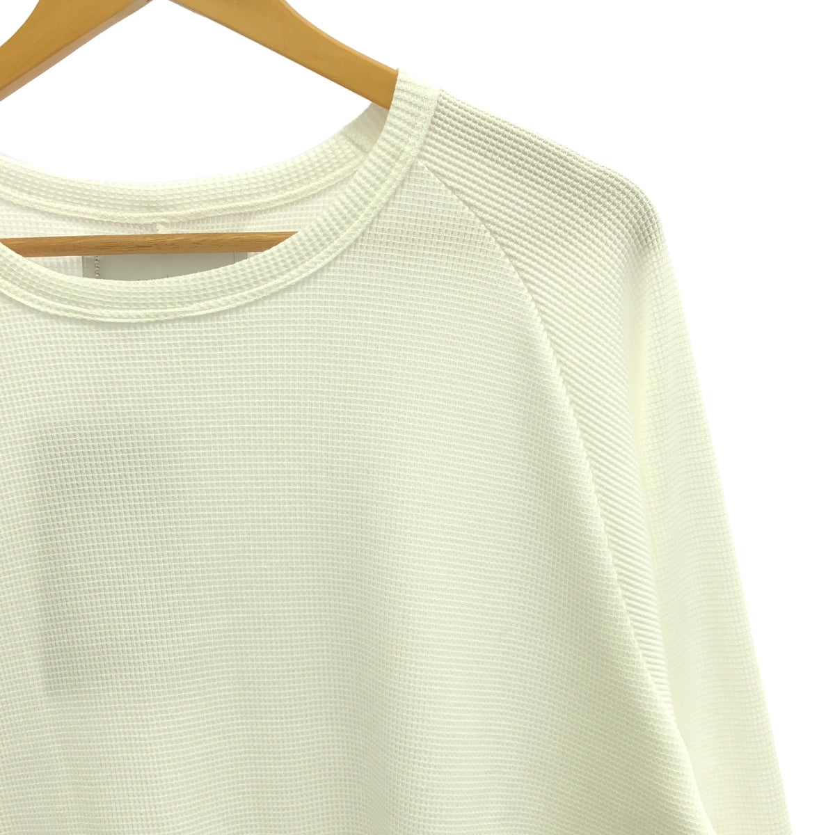 【新品】  prasthana / プラスターナ | wide round neck | M | ホワイト | メンズ