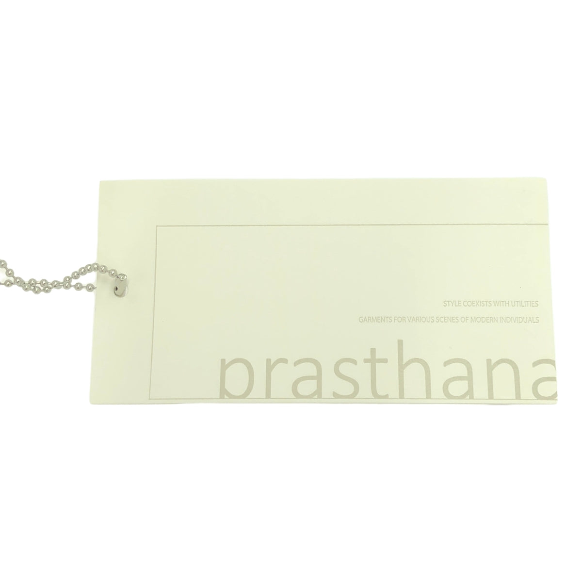 [新] prasthana / Prasthana |寬圓領 | M |白色 |男士