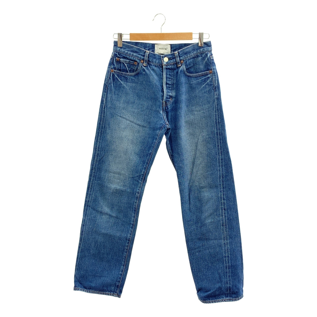 YAECA / ヤエカ | セルビッチ ストレート デニムパンツ | 30 | インディゴ | レディース