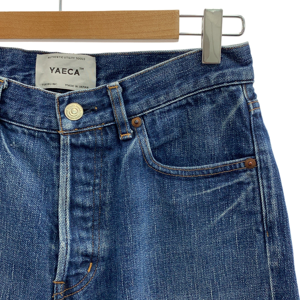YAECA / 야에카 | 세르비치 스트레이트 데님 팬츠 | 30 | 여성
