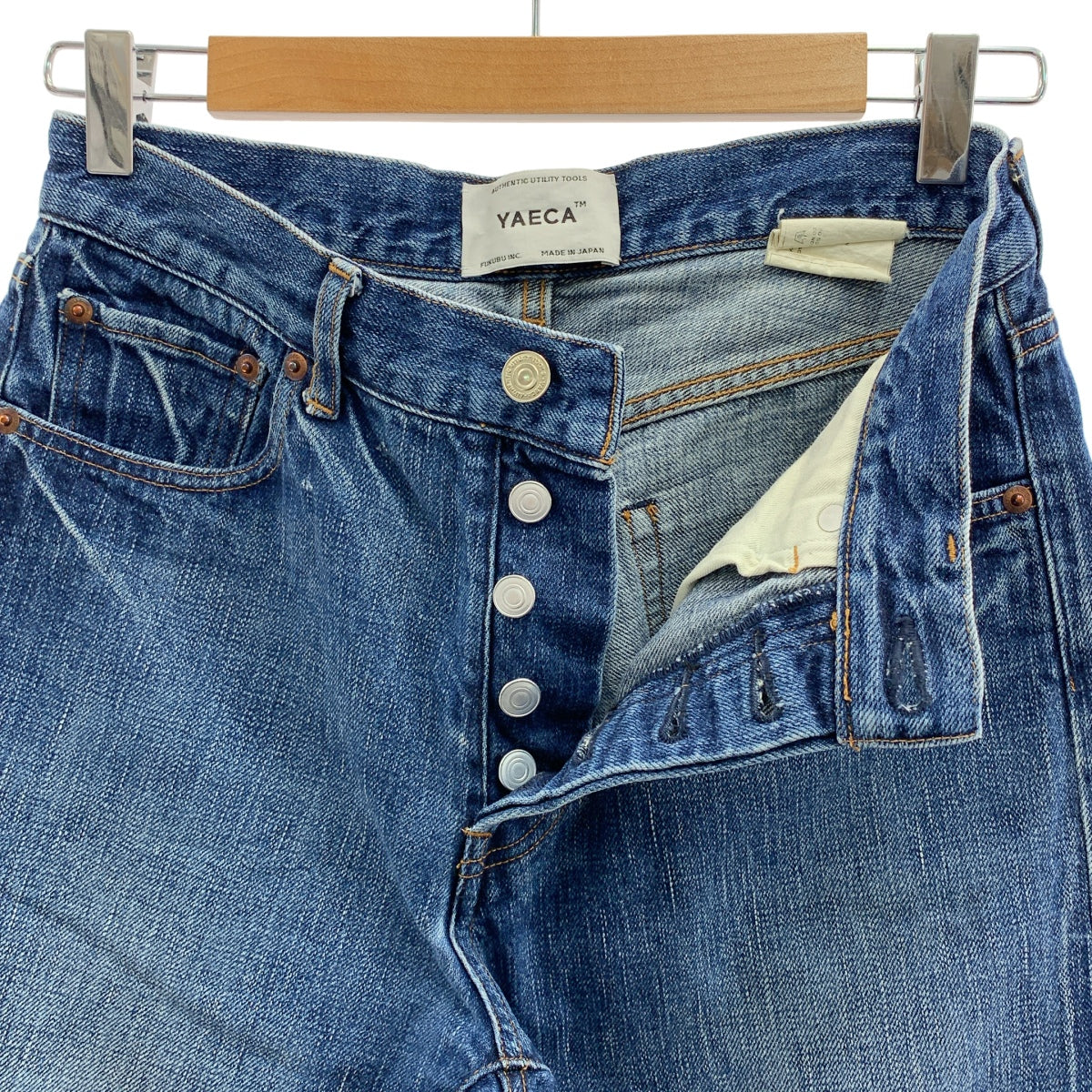 YAECA / 야에카 | 세르비치 스트레이트 데님 팬츠 | 30 | 여성
