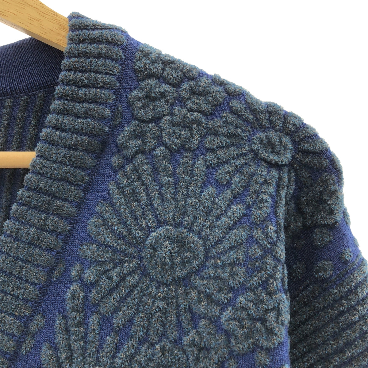 TAN / タン | 2023AW | FLOWER JACQUARD CARDIGAN フラワー ジャガード カーディガン | F | レディース