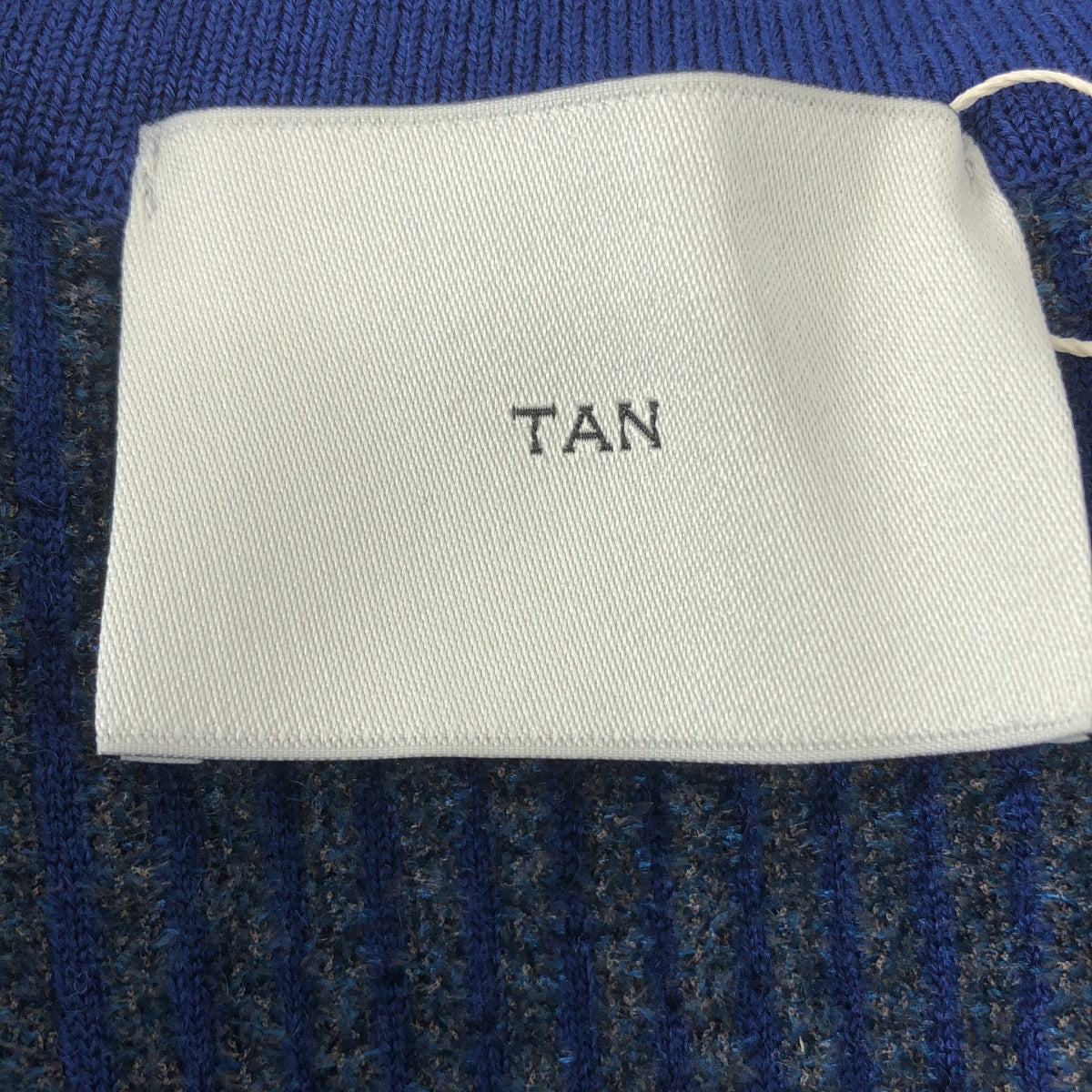 【新品】  TAN / タン | 2023AW | FLOWER JACQUARD CARDIGAN フラワー ジャガード カーディガン | F | ブルー | レディース