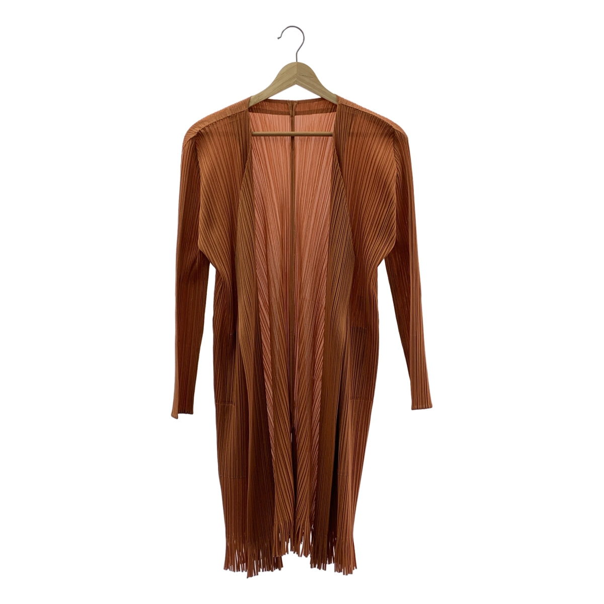 PLEATS PLEASE ISSEY MIYAKE / プリーツプリーズイッセイミヤケ | 2018SS | プリーツ フリンジ ロングカーディガン | 3 | レディース