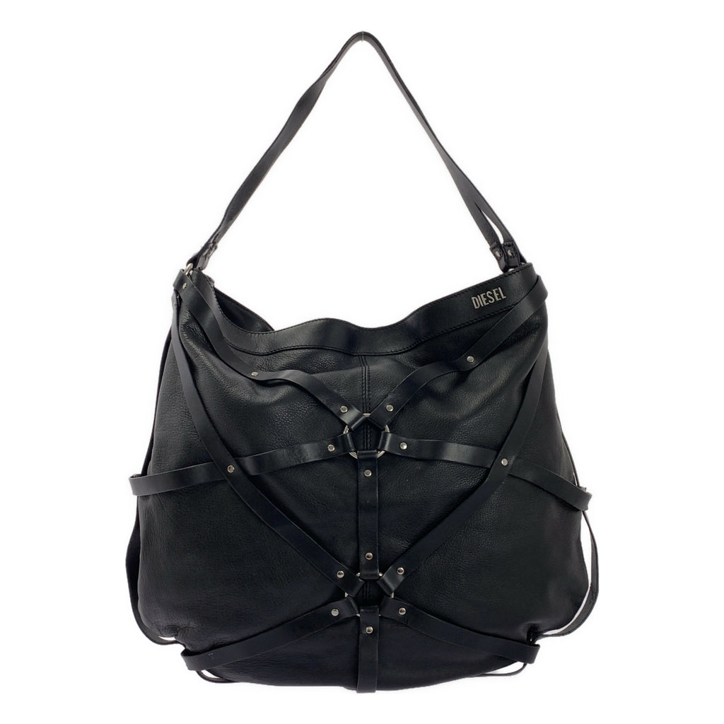 DIESEL / ディーゼル | industry / レザー ハーネス ボンテージ ショルダーバッグ |