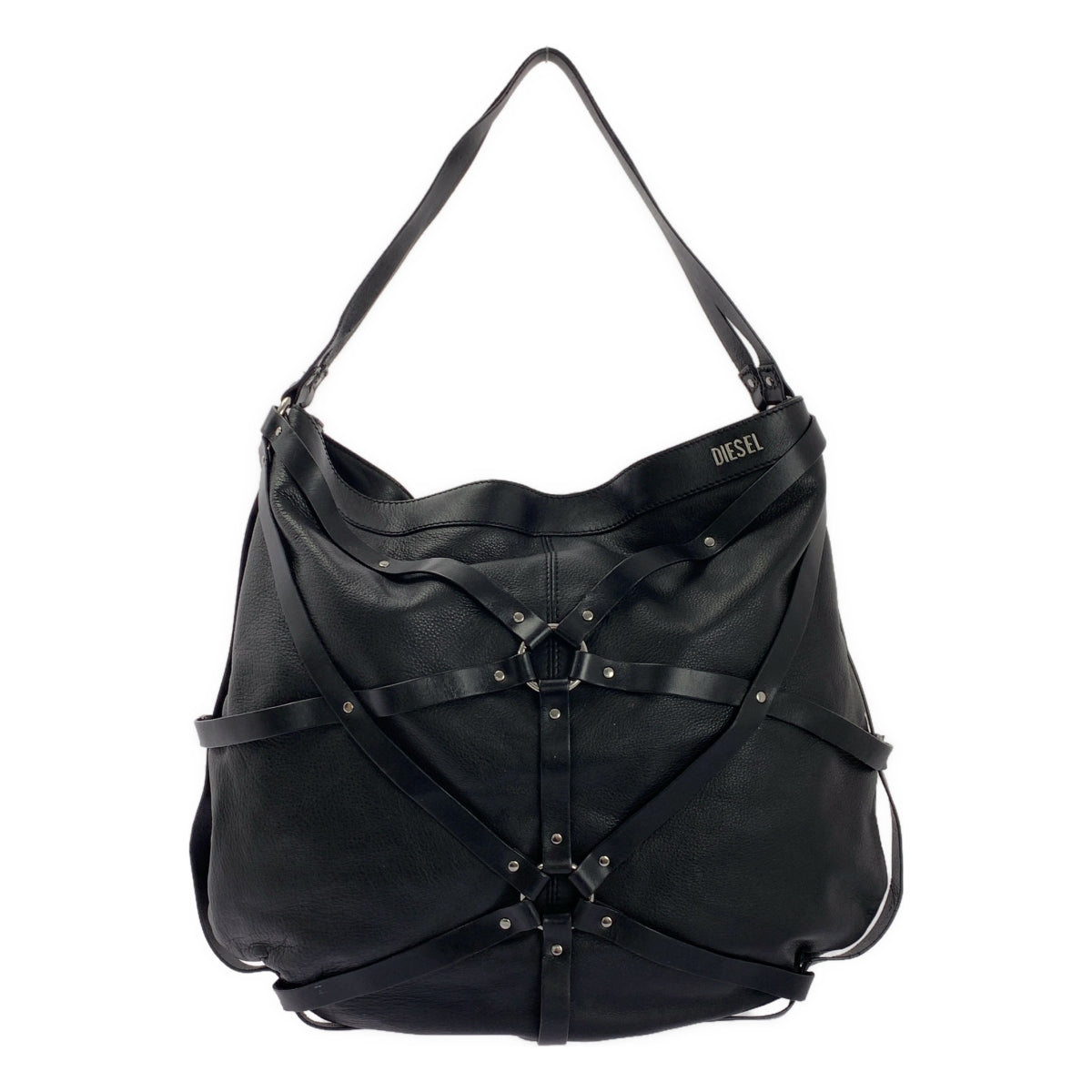 DIESEL / ディーゼル | industry / レザー ハーネス ボンテージ ショルダーバッグ |