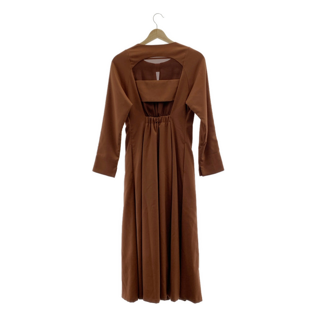 AMERI / アメリ | BELTED TUCK PLEATS DRESS ワンピース | M | レディース