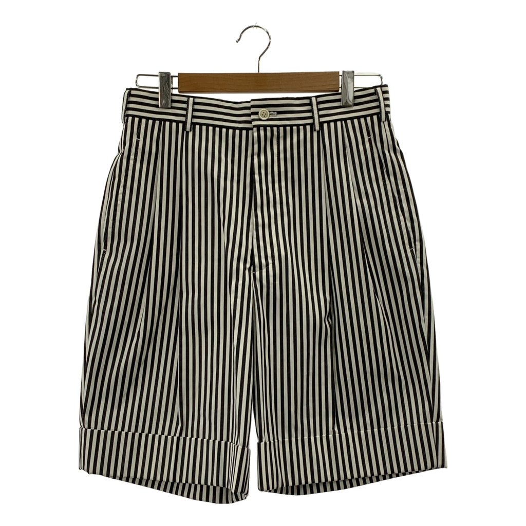 COMME des GARCONS GIRL / コムデギャルソンガール | 2024SS | コットン ストライプ ハーフパンツ | S |