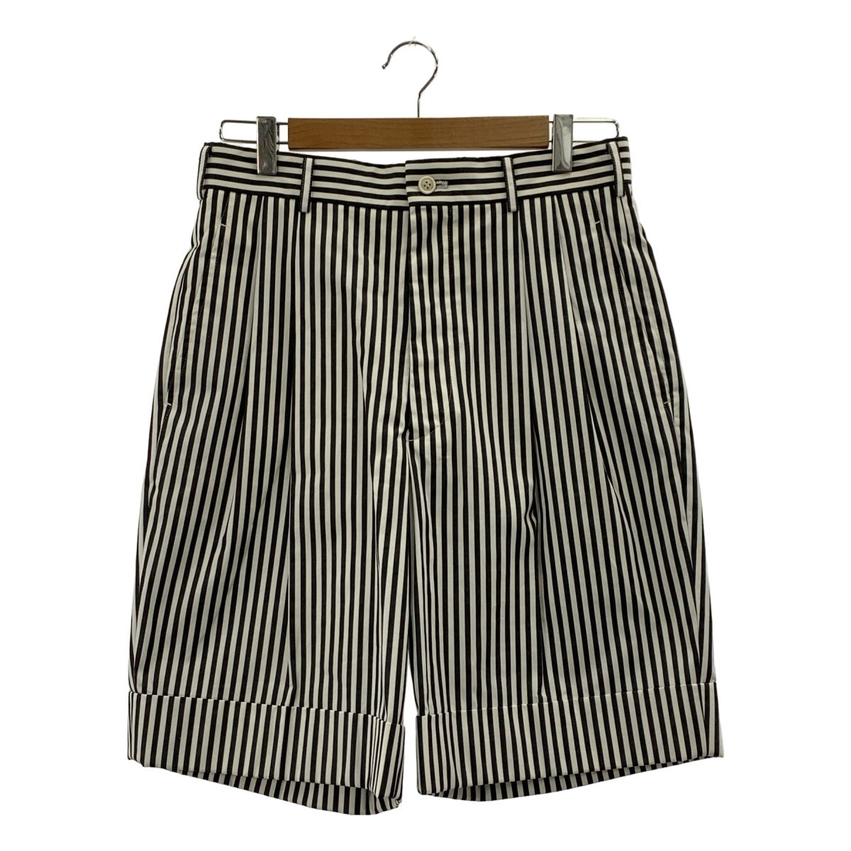 COMME des GARCONS GIRL / コムデギャルソンガール | 2024SS | コットン ストライプ ハーフパンツ | S |