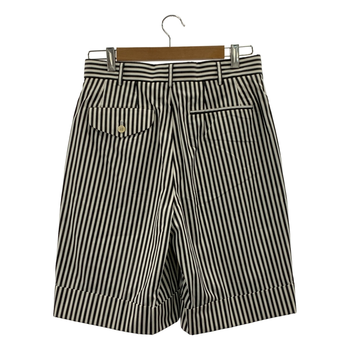 COMME des GARCONS GIRL / コムデギャルソンガール | 2024SS | コットン ストライプ ハーフパンツ | S |