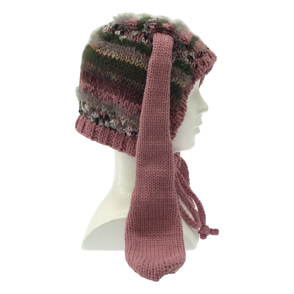 【新品】  rurumu: / 縷縷夢兎るるむう | 2023AW | うさ耳 ニット帽 | ピンク系 | レディース