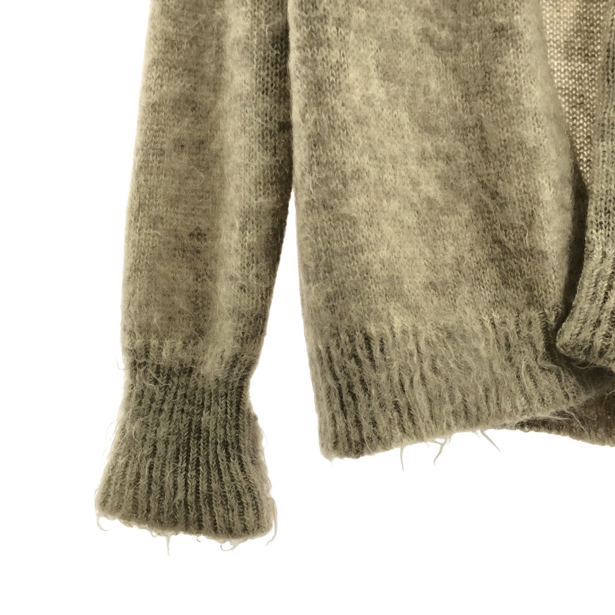 ジュンミカミ junmikami モヘアカーディガン　ベージュ JUN MIKAMI / ジュンミカミ | モヘア混 ロングニット カーディガン