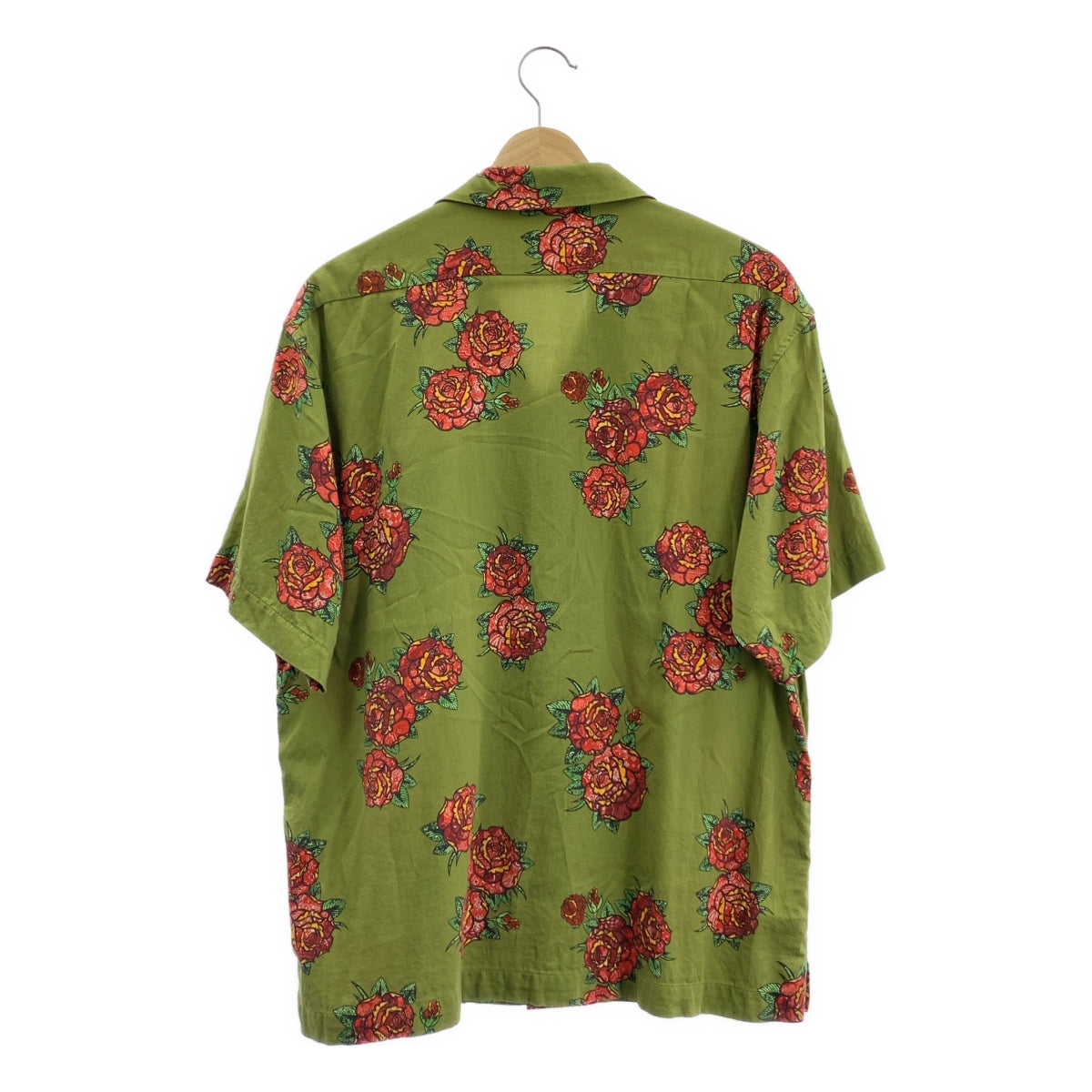 SCHOTT | 人造絲棉質花卉夏威夷襯衫 | M碼 | 男款