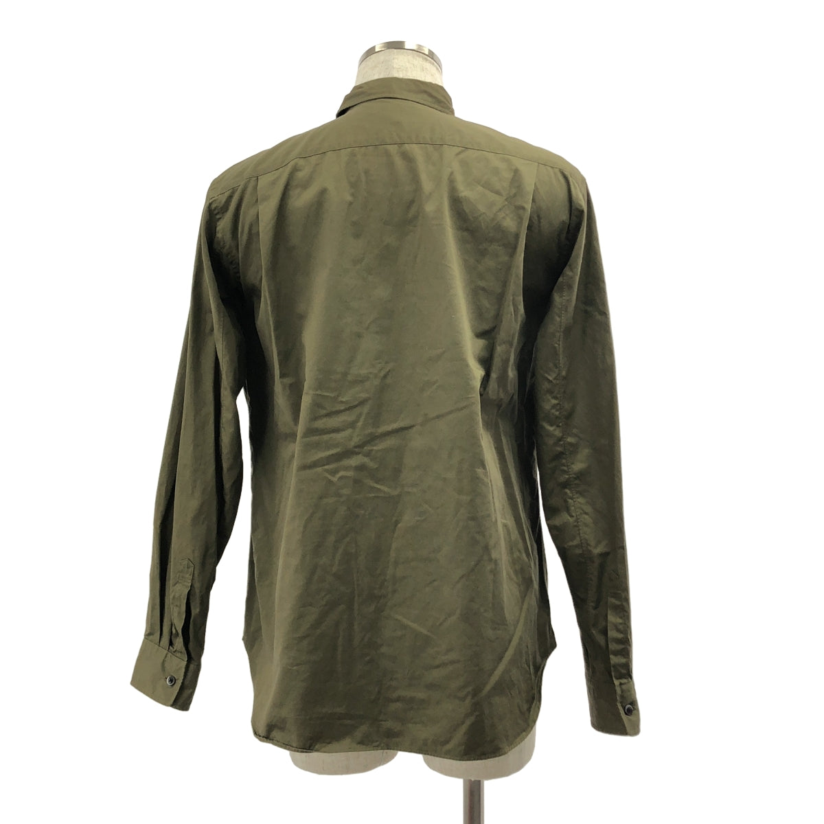 COMME des GARCONS HOMME PLUS / コムデギャルソンオムプリュス | 2015SS | コットン 装飾 レギュラーカラー シャツ | M | カーキ | メンズ