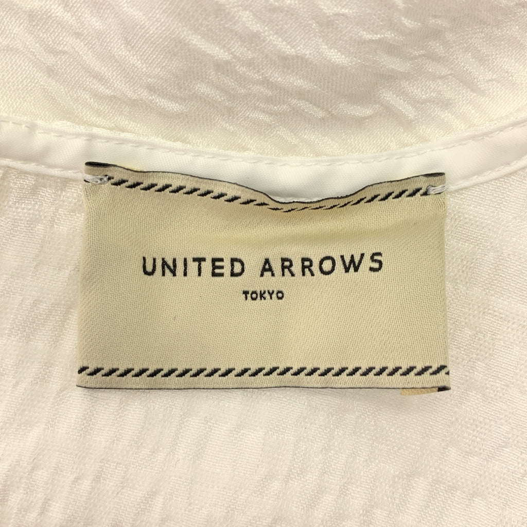 UNITED ARROWS / ユナイテッドアローズ | エアリージャカード ペプラム 9SL ブラウス | 38 | レディース