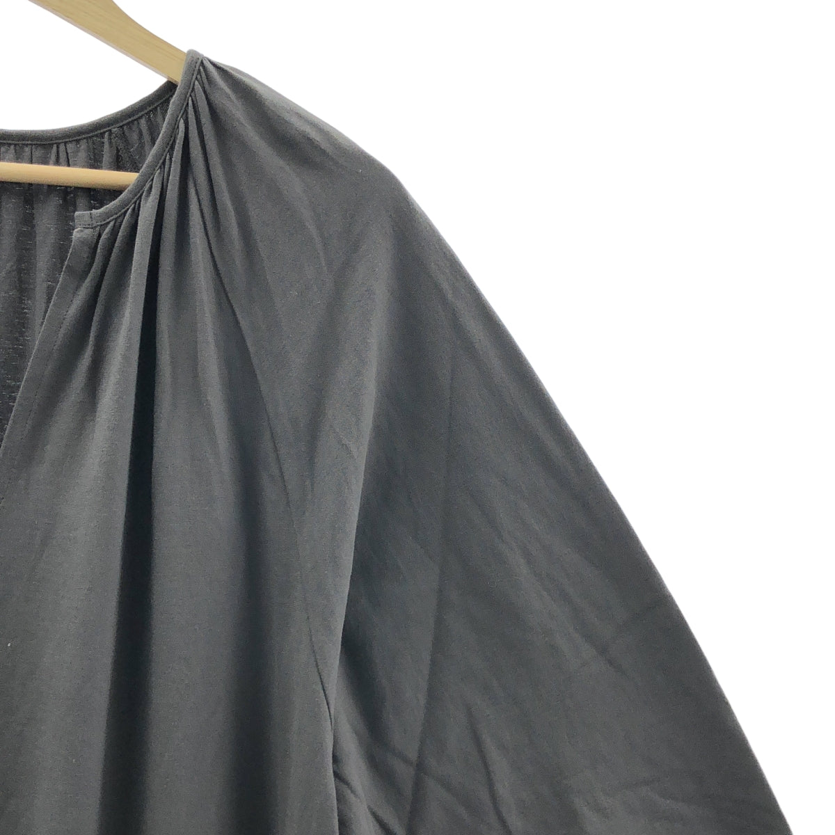 SLOBE IENA | 2023SS | 緊密扭曲針織蓬鬆長袍 | 灰色 | 女款