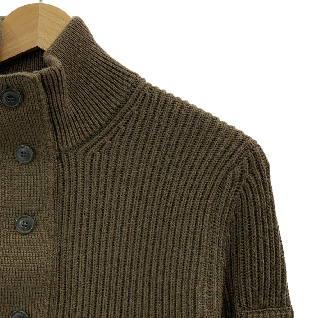 C.P. COMPANY / シーピーカンパニー | ウールミックス ボタンネック リブニット | 44 | メンズ