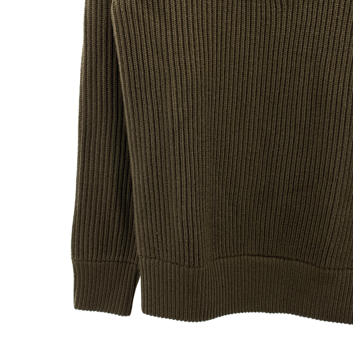 C.P. COMPANY / シーピーカンパニー | ウールミックス ボタンネック リブニット | 44 | メンズ