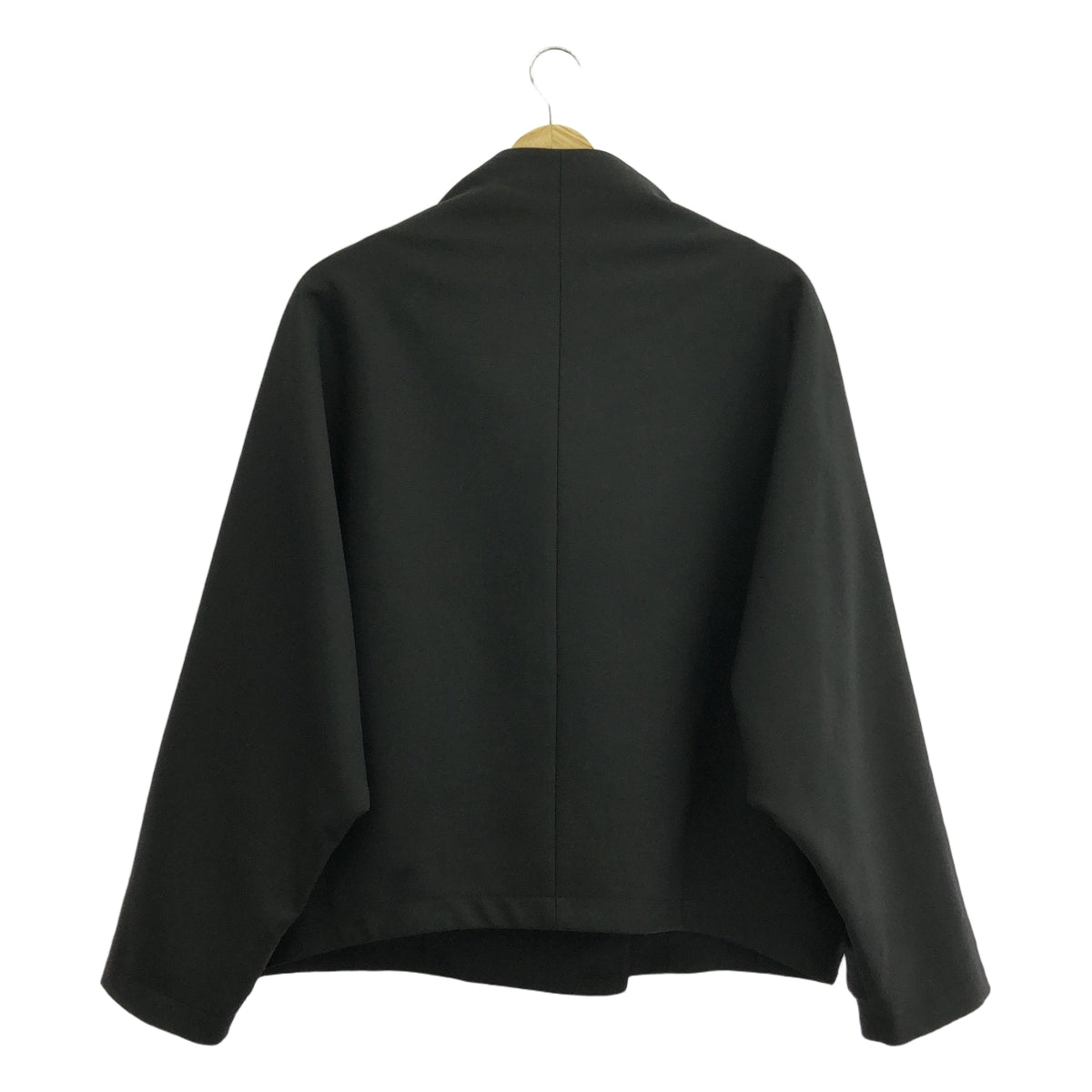 MAISON FLANEUR / 메종 플라네일 | 하이넥 더블 오버 재킷 / 총 안감 | 38 | 블랙 | 여성