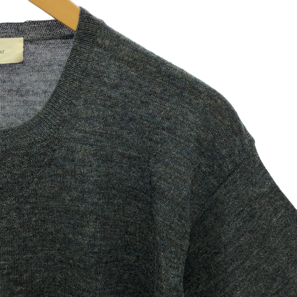 ISABEL MARANT ETOILE / イザベルマランエトワール | クルーネック ニット プルオーバー カットソー | 0 | グレー | レディース