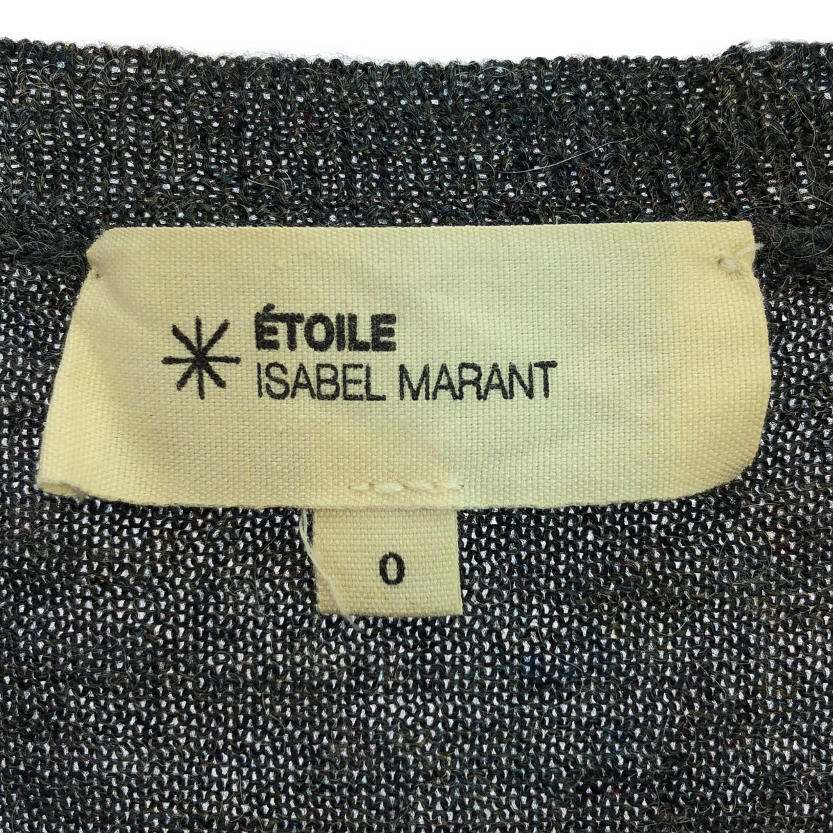 ISABEL MARANT ETOILE / イザベルマランエトワール | クルーネック ニット プルオーバー カットソー | 0 | グレー | レディース