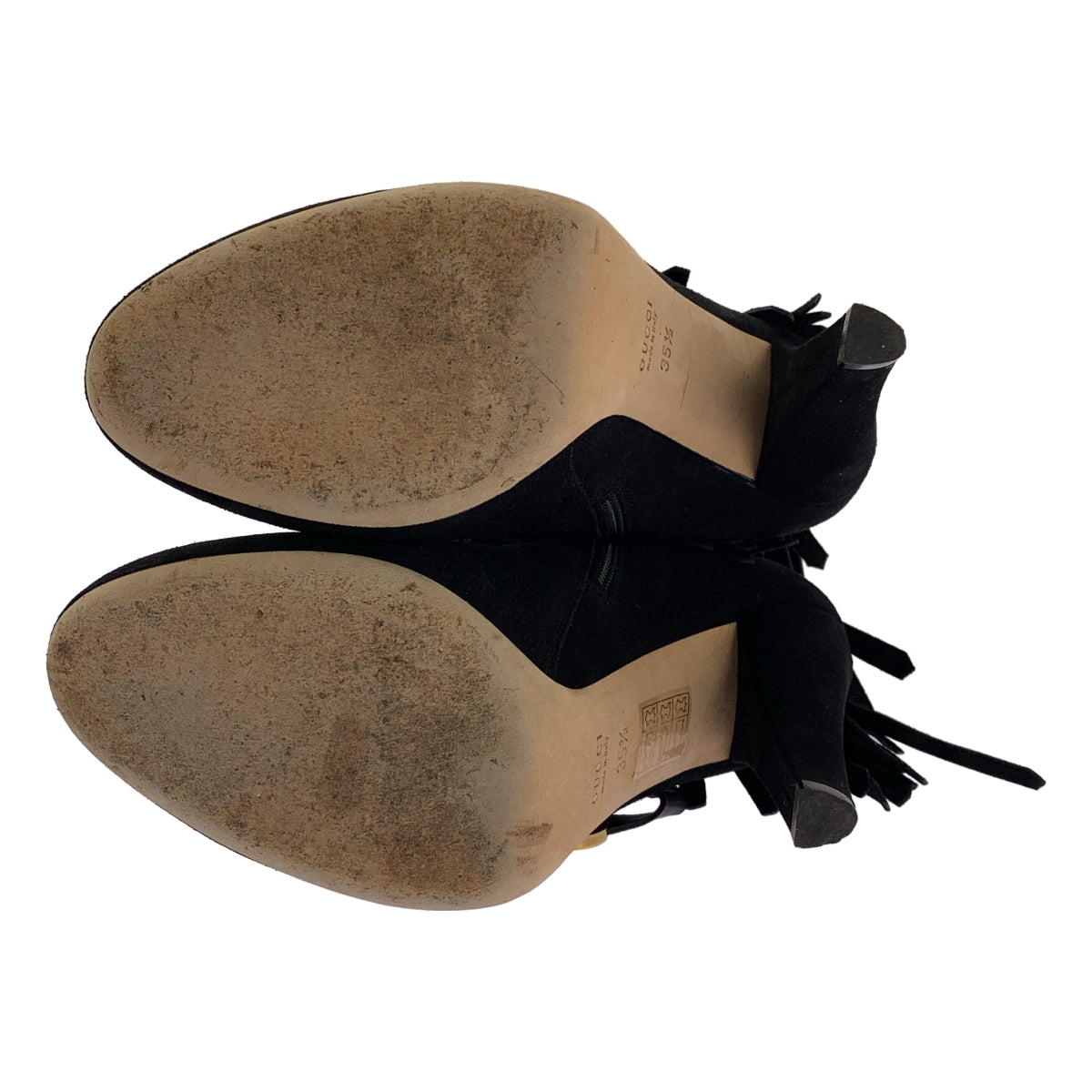 GUCCI / グッチ | スエードレザー フリンジ サイドジップ ショート