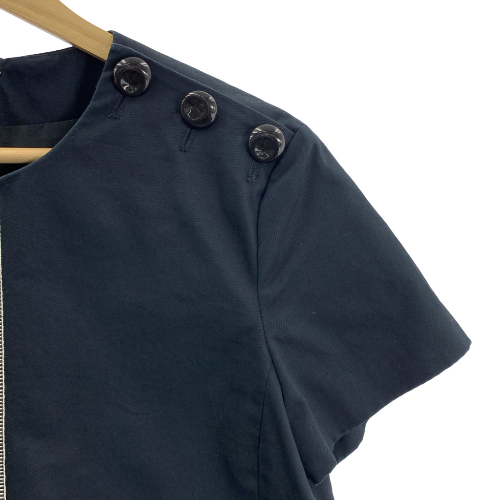 Acne Studios / アクネストゥディオズ | センターライン ショルダーボタン ドレス ワンピース / 裏地付き | 38 | レディース