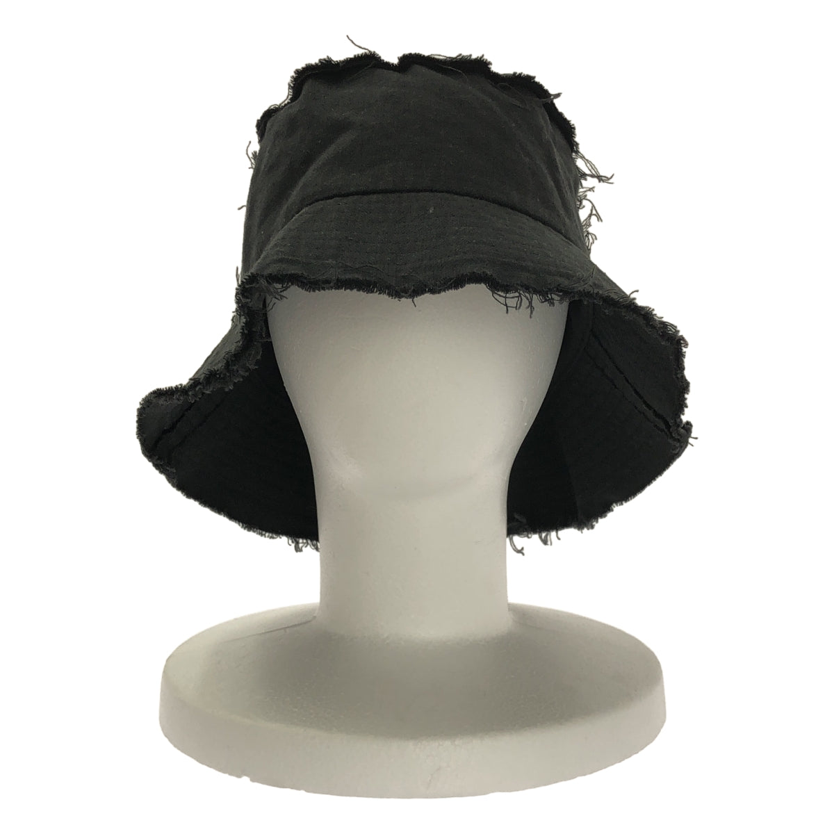 S'YTE YOHJI YAMAMOTO / サイトヨウジヤマモト | Li/C Washer Twill Cut Off Long Brim Hat / カットオフ インサイドアウト バケットハット 帽子 |
