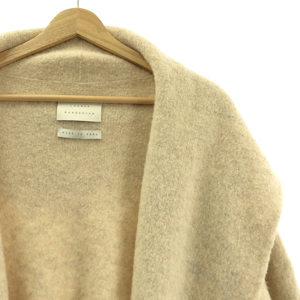 勞倫馬努吉安 | 羊駝雙面大衣 | 1 |