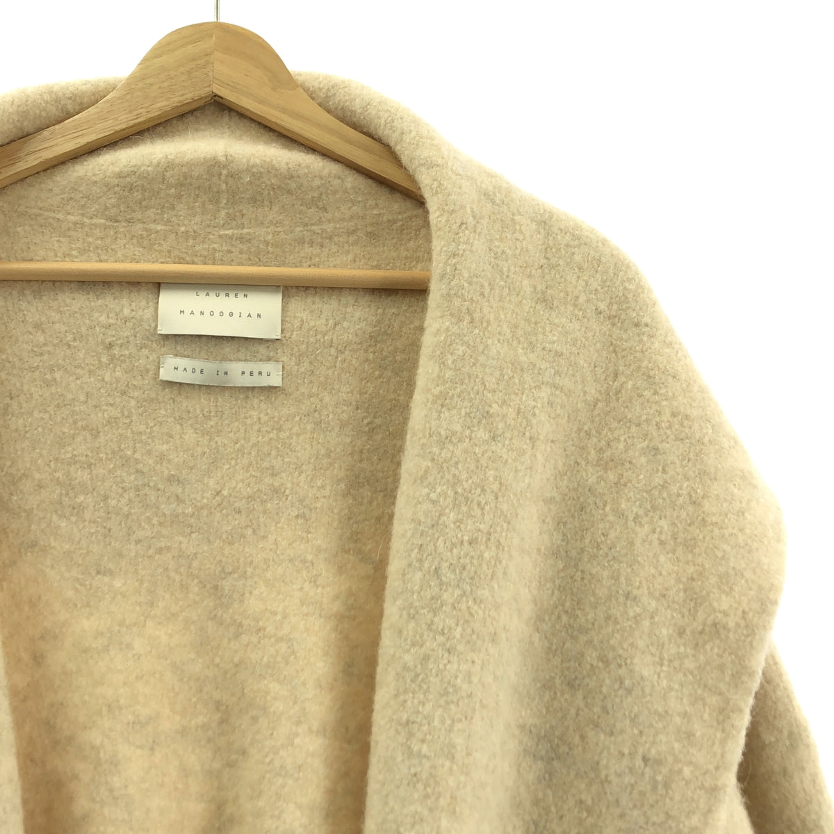 LAUREN MANOOGIAN / 로렌 마누기안 | 알파카 더블 페이스 코트 | 1 |