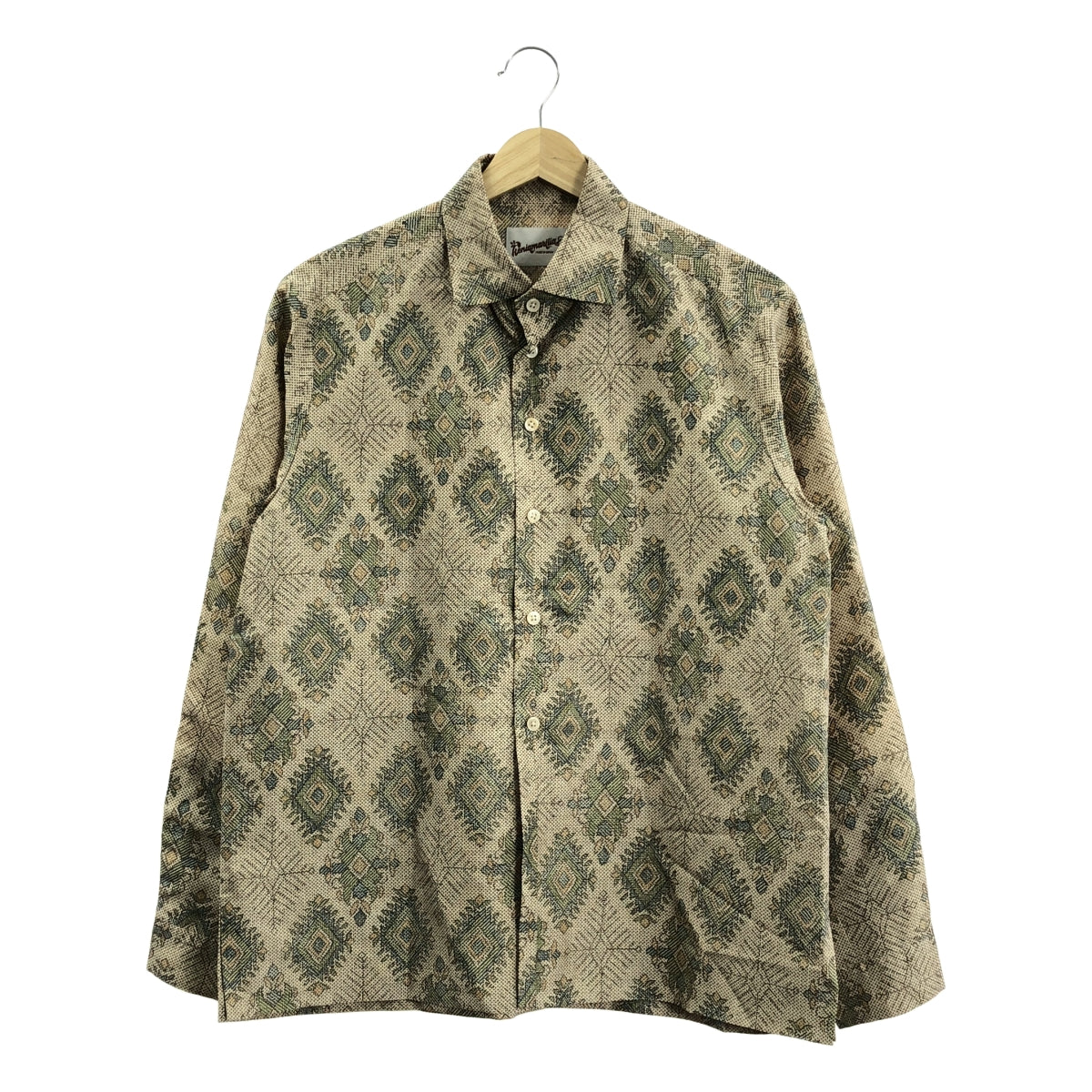 keniamarilia / 肯亞瑪莉莉亞 | 絲質全印花長袖襯衫 | S碼 | 多色 | 男款