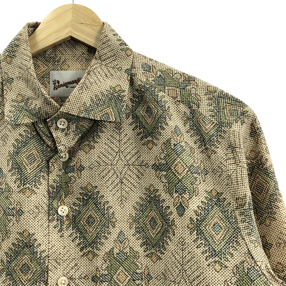 keniamarilia / 肯亞瑪莉莉亞 | 絲質全印花長袖襯衫 | S碼 | 多色 | 男款