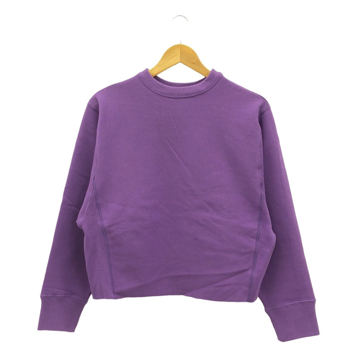 【美品】  R.H.VINTAGE / ロンハーマンヴィンテージ | カットオフ クルーネック スウェット トレーナー | S | パープル | レディース