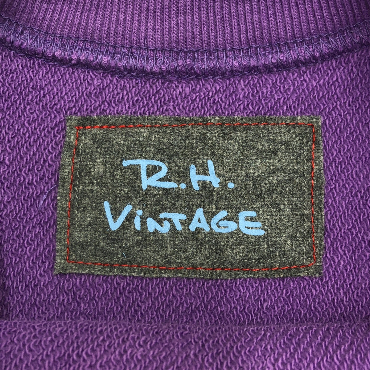 【美品】  R.H.VINTAGE / ロンハーマンヴィンテージ | カットオフ クルーネック スウェット トレーナー | S | パープル | レディース