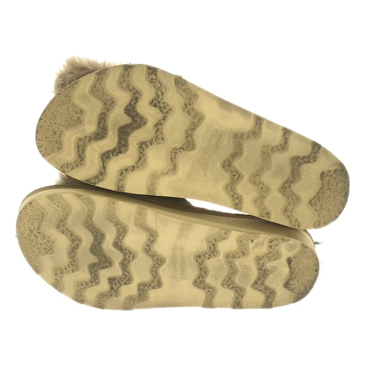 CAMINANDO / カミナンド | SINGLE STRAP ECO FUR SANDAL シングルストラップ ファー サンダル | 5 | ベージュ | レディース