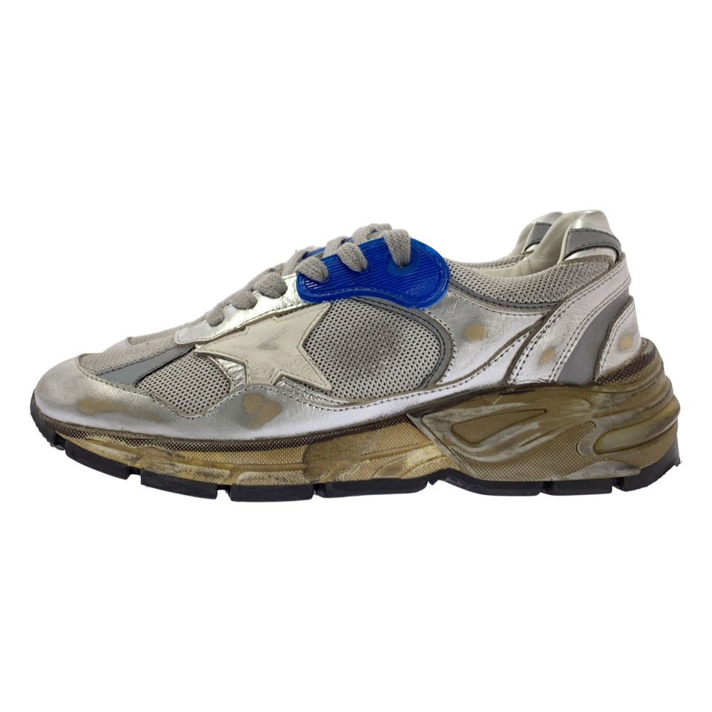 GOLDEN GOOSE / 골든구스 | 2024AW | DAD-STAR 빈티지 가공 로우 컷 스니커즈 | 35 | 여성