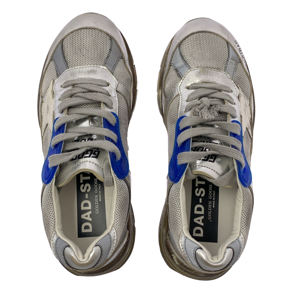 GOLDEN GOOSE / 골든구스 | 2024AW | DAD-STAR 빈티지 가공 로우 컷 스니커즈 | 35 | 여성