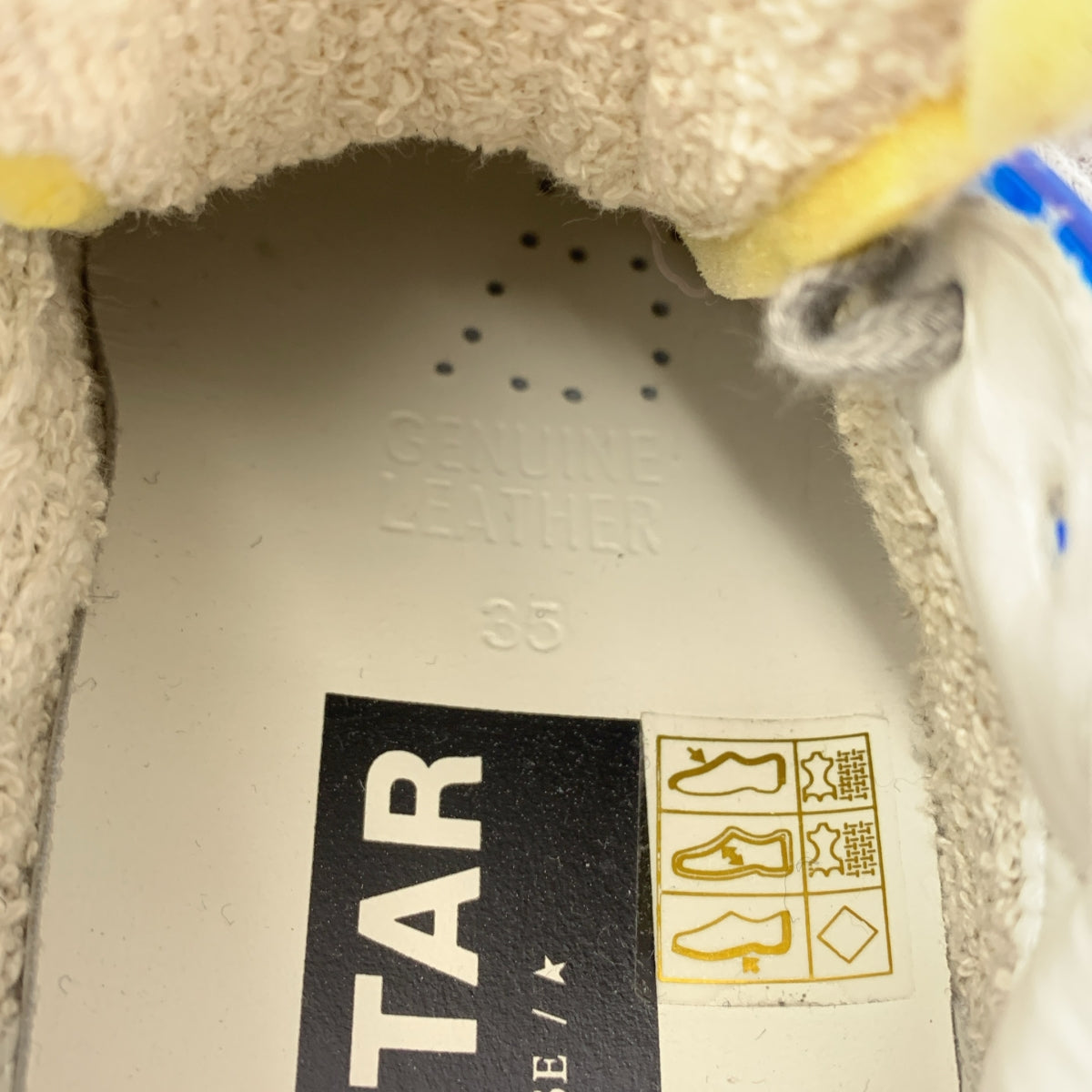 GOLDEN GOOSE / 골든구스 | 2024AW | DAD-STAR 빈티지 가공 로우 컷 스니커즈 | 35 | 여성