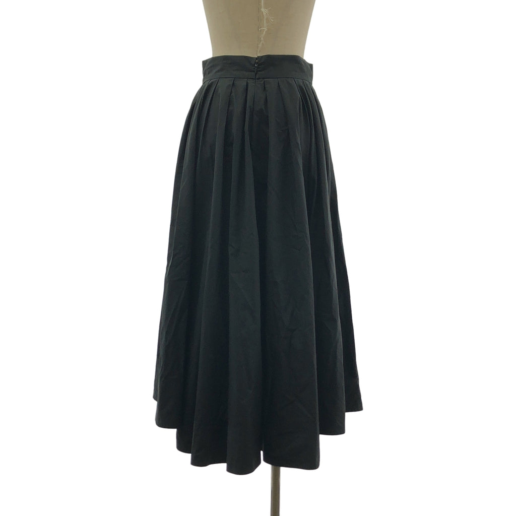 MADISON BLUE / マディソンブルー | TUCK VOLUME SKIRT タック ボリューム スカート | 00 | ブラック | レディース