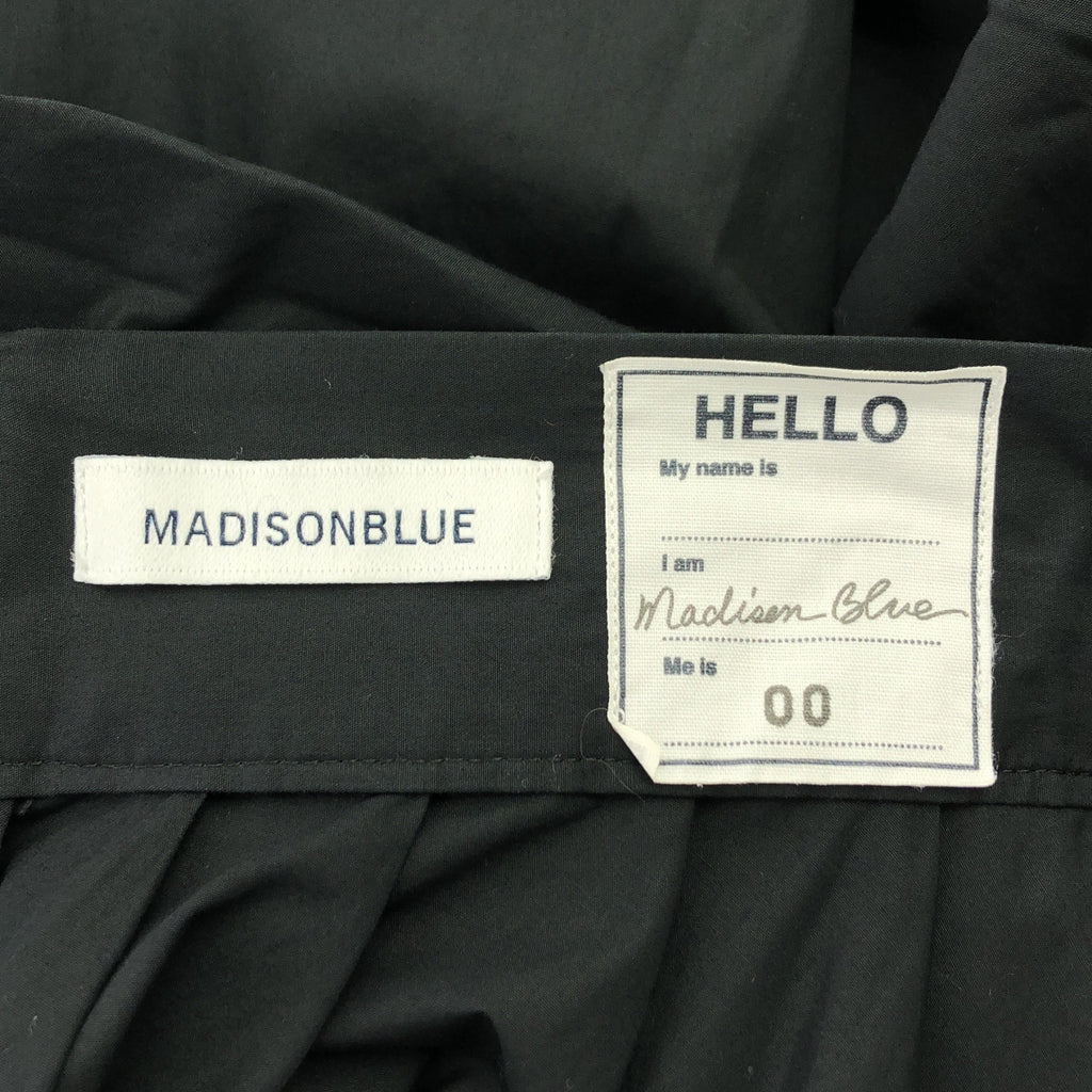 MADISON BLUE / マディソンブルー | TUCK VOLUME SKIRT タック ボリューム スカート | 00 | ブラック | レディース