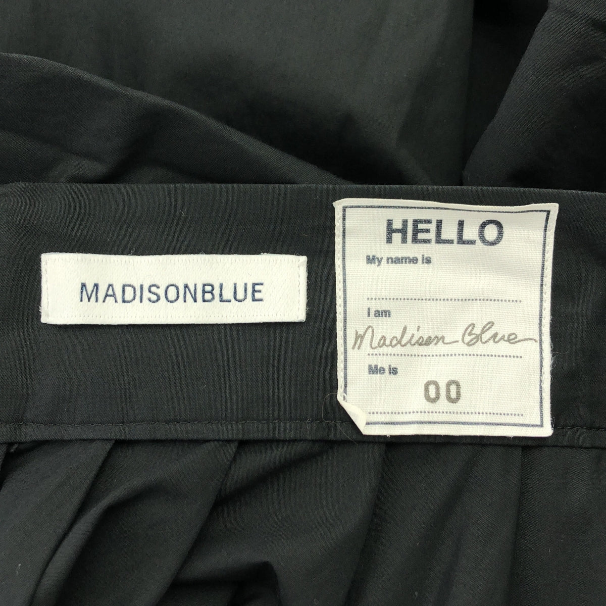 MADISON BLUE / マディソンブルー | TUCK VOLUME SKIRT タック ボリューム スカート | 00 | ブラック | レディース