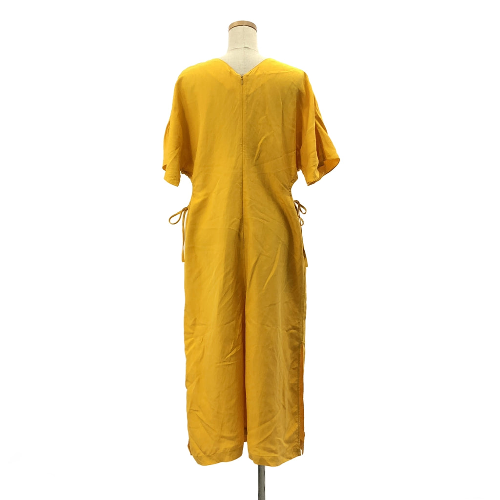 SAYAKADAVIS / サヤカディヴィス | シルク リネン Vネック ワンピース | 2 | レディース