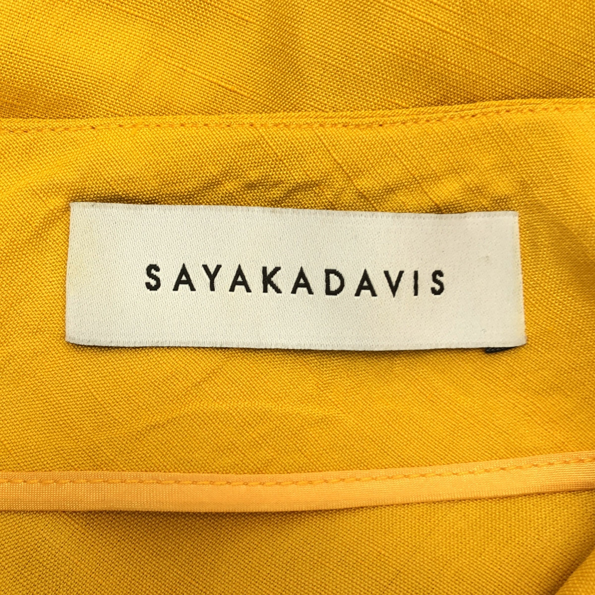 SAYAKADAVIS / サヤカディヴィス | シルク リネン Vネック ワンピース | 2 | レディース