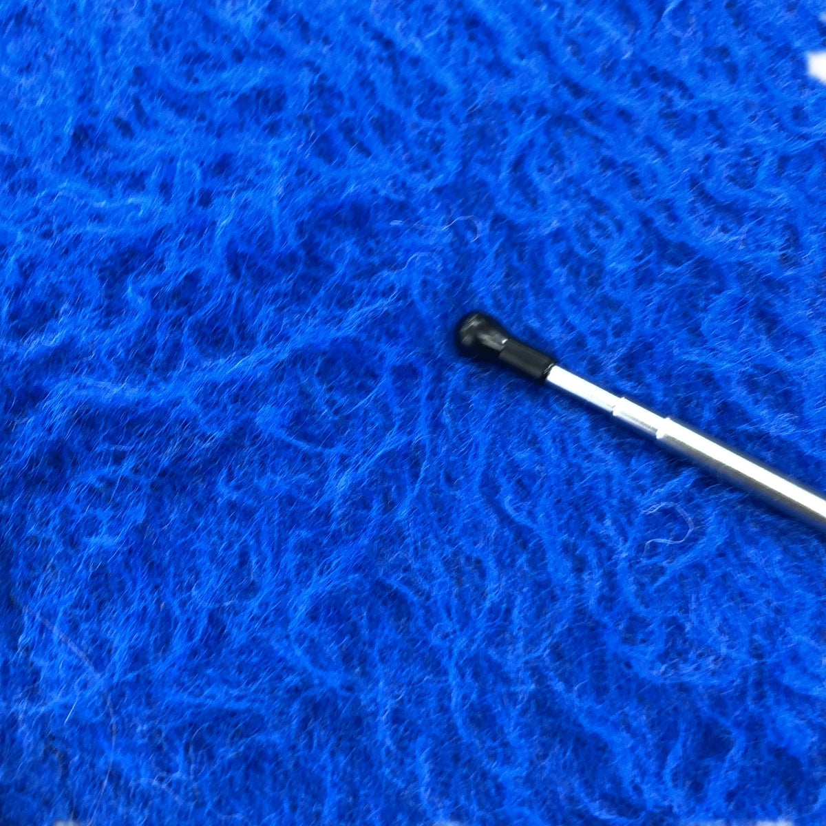 BEAUTY&YOUTH / ビューティーアンドユース | シャギーニットクルーネックカーディガン | ブルー | レディース