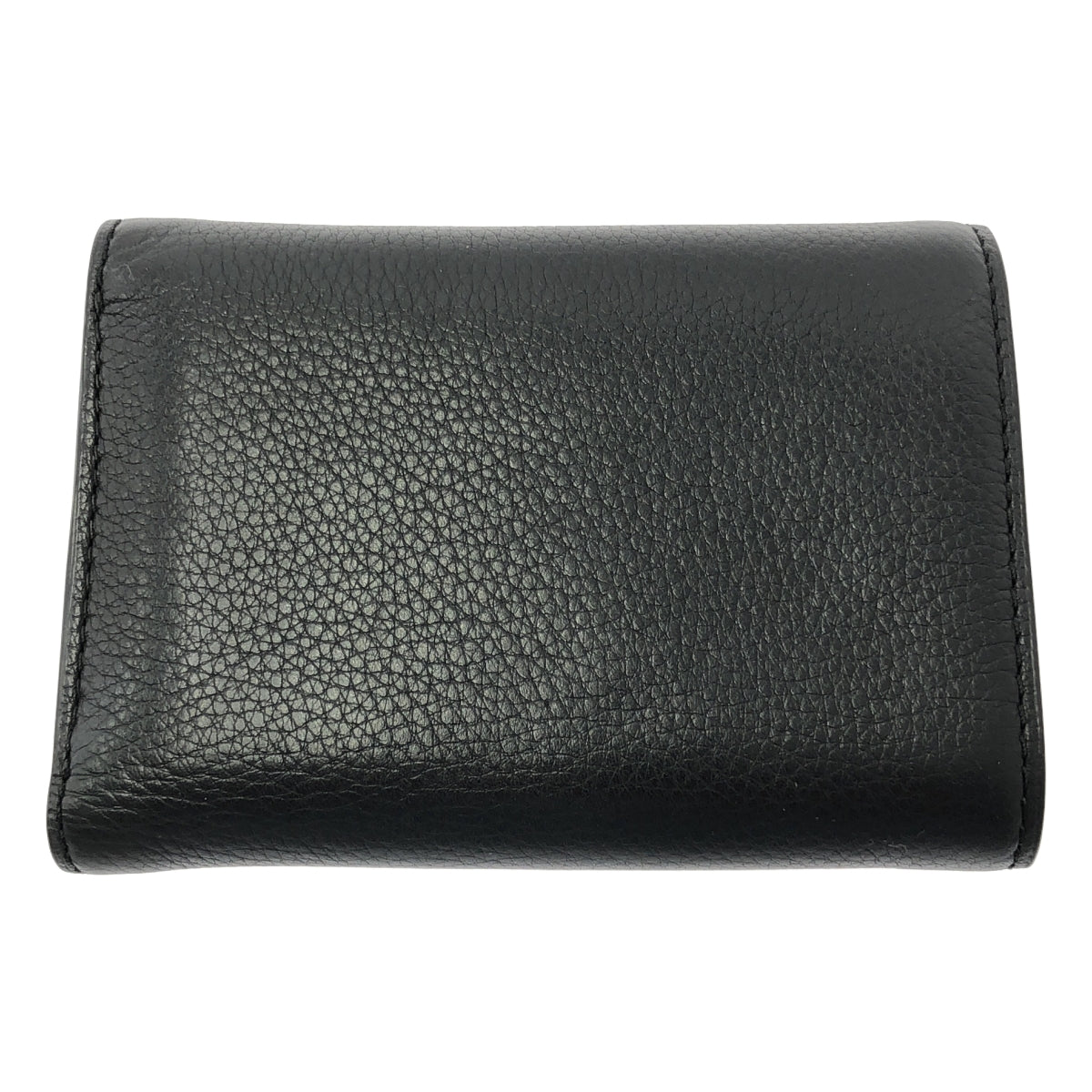 【미품】 TORY BURCH / 트리 자작나무 | 가죽 로고 컴팩트 지갑 지갑 | 블랙 | 여성