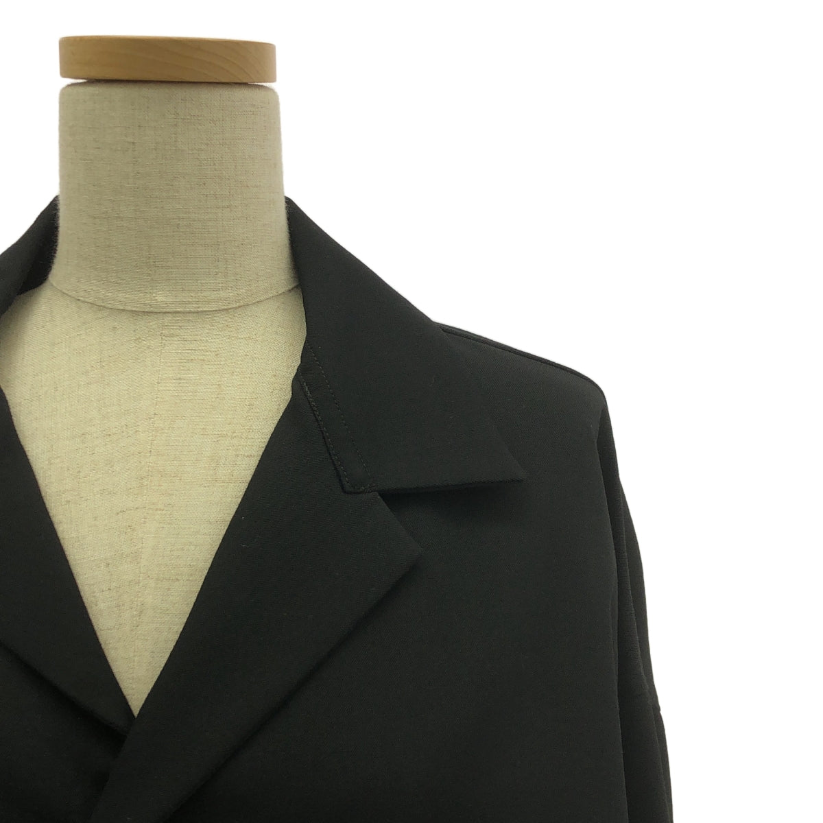 [品相良好] Y's / Y's Yohji Yamamoto | 2007AW | 羊毛華達呢長襯衫 | 1 | 黑色 | 女款