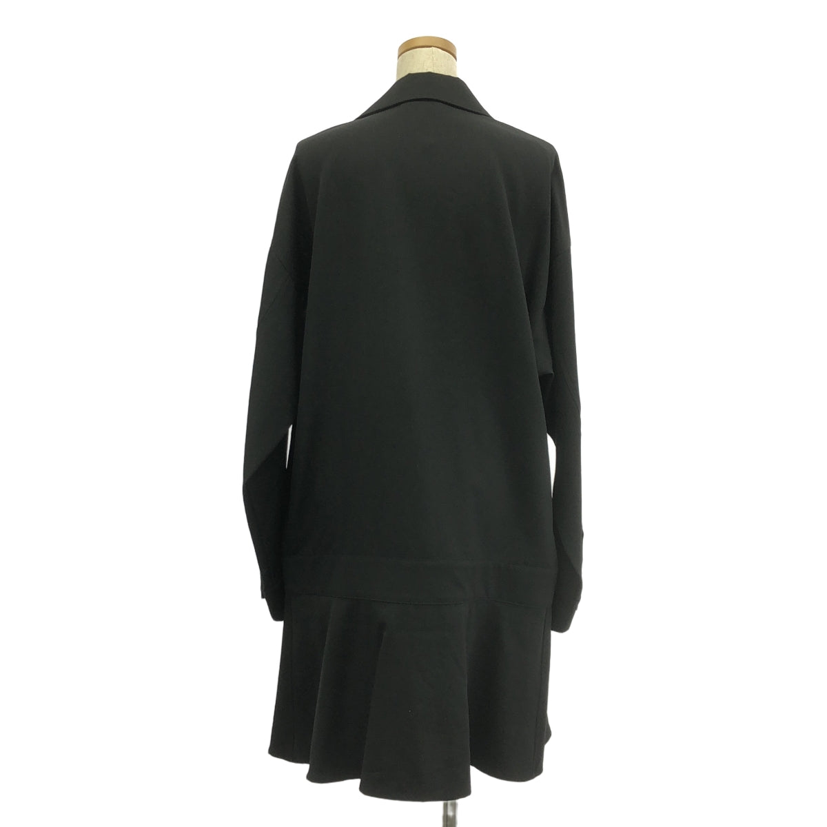 [品相良好] Y's / Y's Yohji Yamamoto | 2007AW | 羊毛華達呢長襯衫 | 1 | 黑色 | 女款